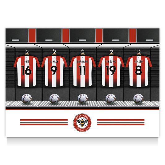 Brentford FC Dressing Room Poster