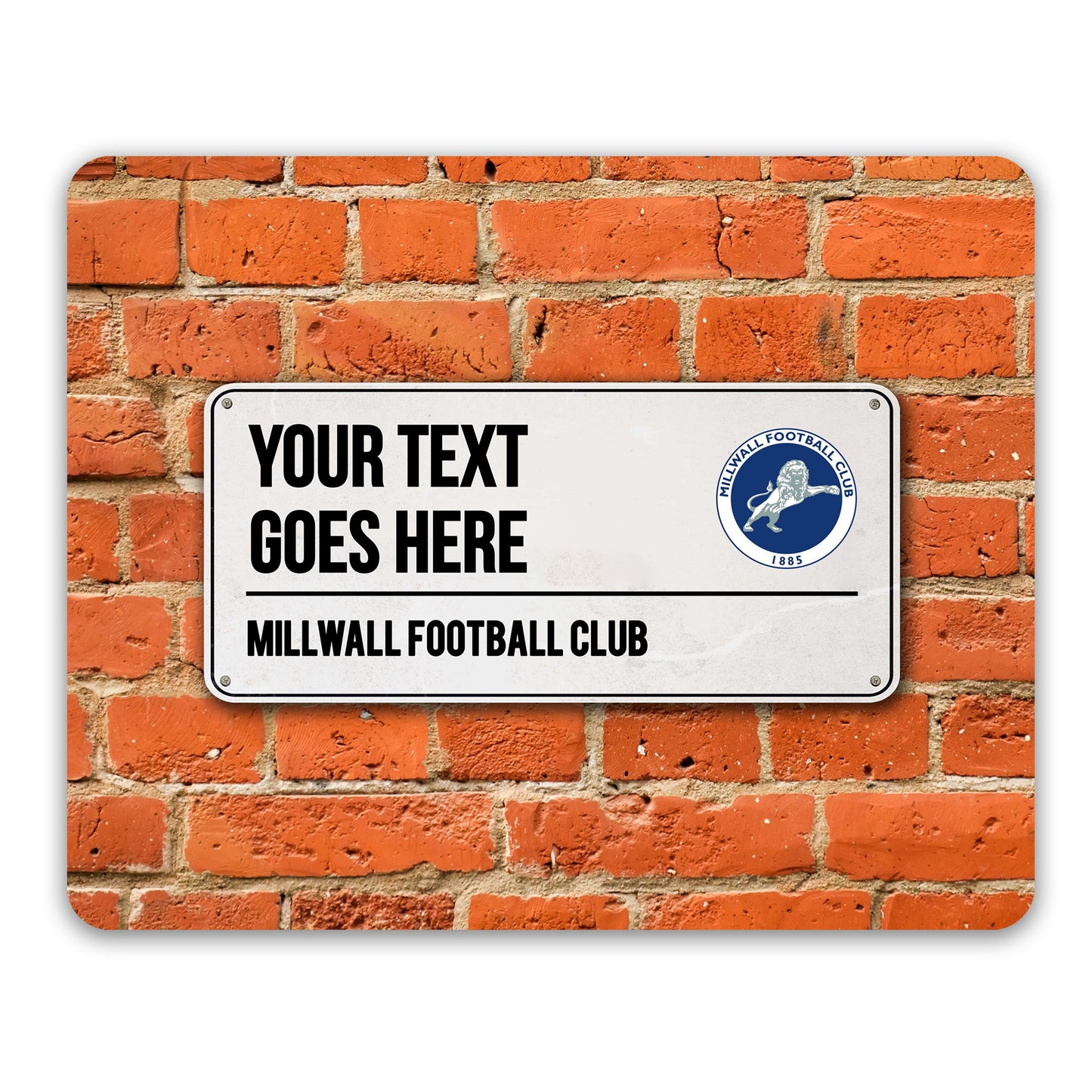 Millwall FC Street Sign Mouse Mat