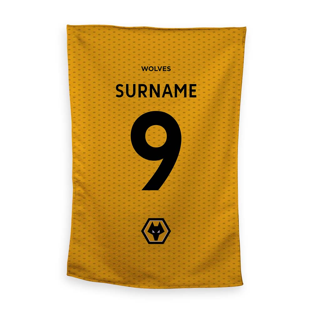 Wolverhampton Wanderers Back of Shirt Tea Towel