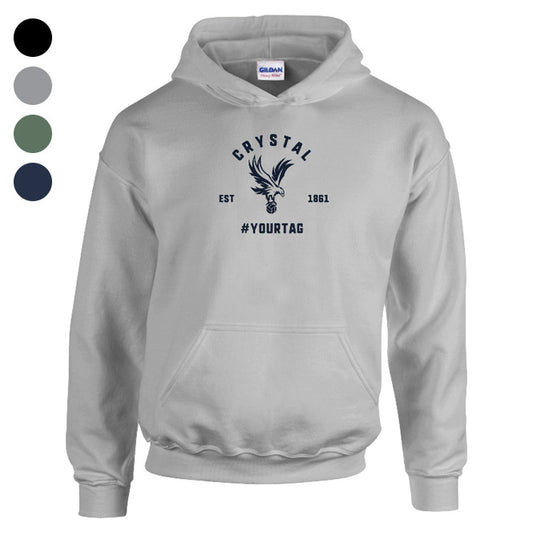 Crystal Palace FC Vintage Hashtag Hoodie