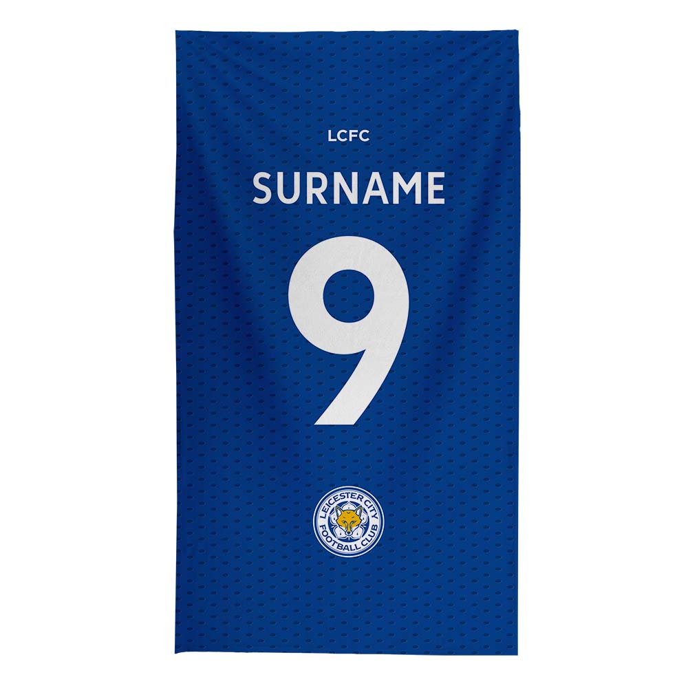 Leicester City Back of Shirt Beach Towel