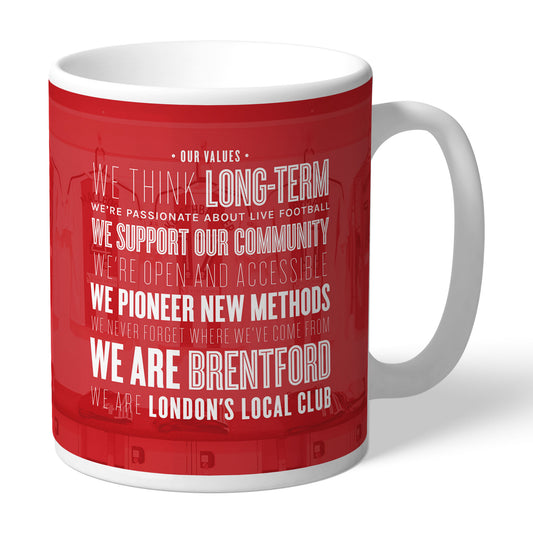 Brentford Values Mug