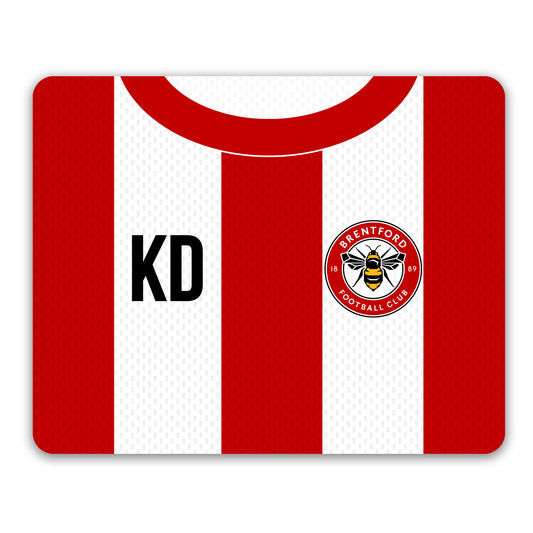 Brentford FC Shirt Crest Mouse Mat