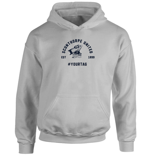 Scunthorpe United FC Vintage Hashtag Hoodie