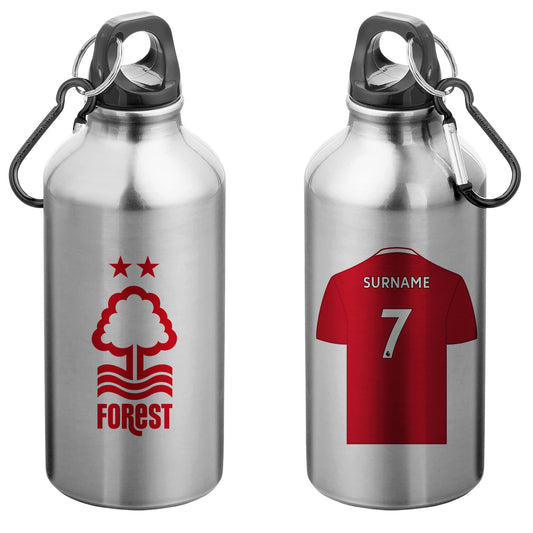 Nottingham Forest FC Aluminium Sport Bottle with Carabiner