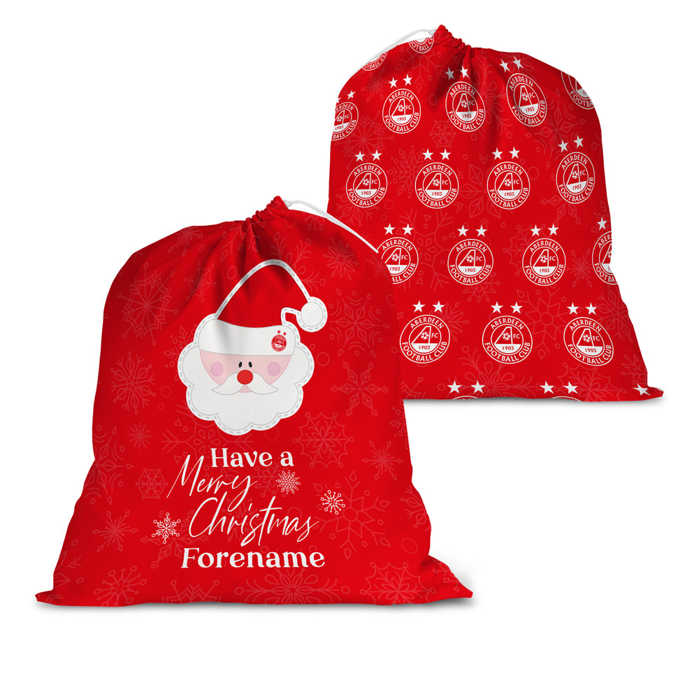 Aberdeen FC Merry Christmas Santa Sack