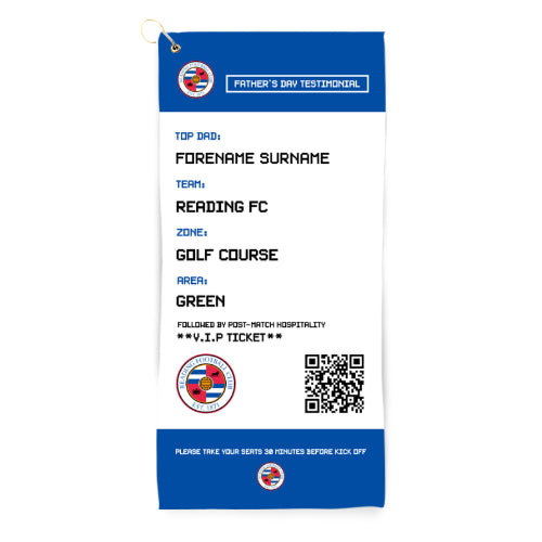 Reading FC Ticket Golf Towel