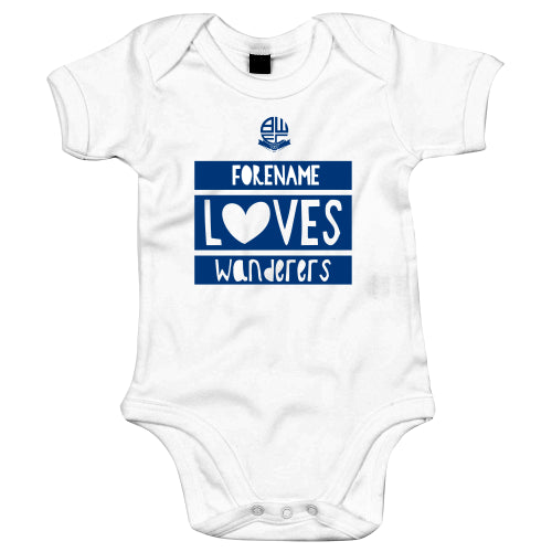 Bolton Wanderers FC Loves Baby Bodysuit