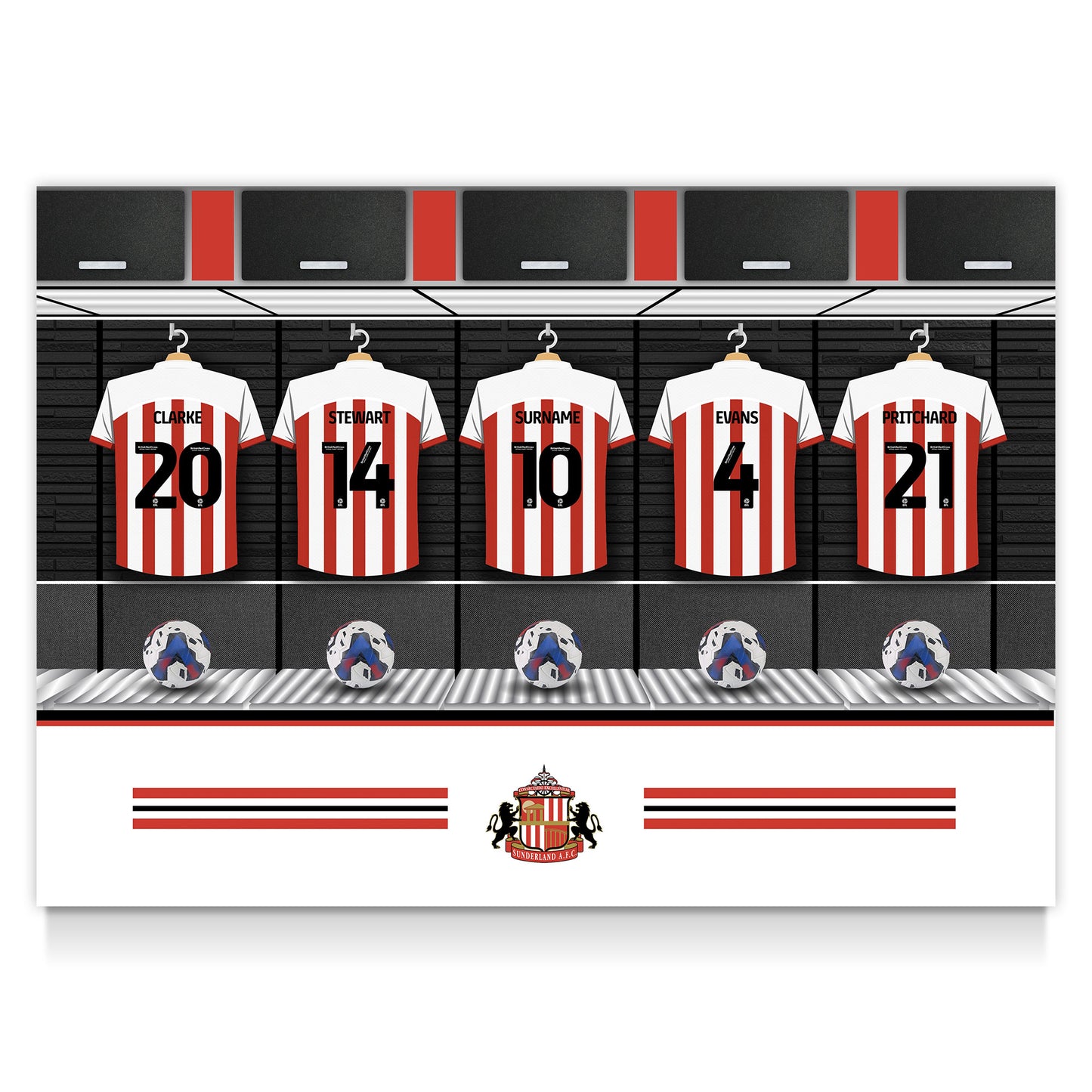 Sunderland AFC Dressing Room Poster