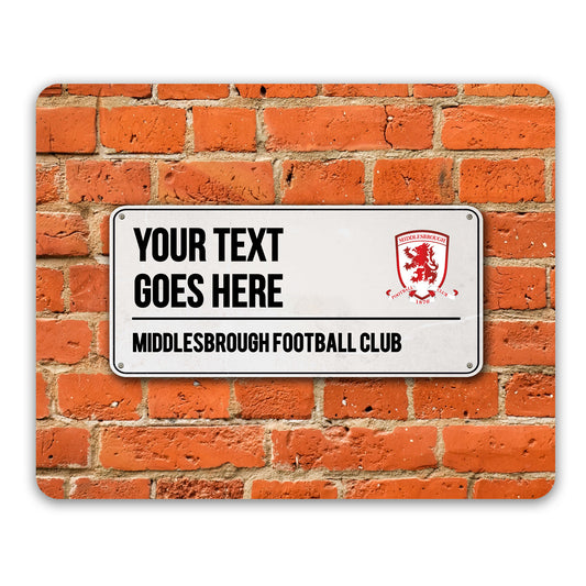 Middlesbrough FC Street Sign Mouse Mat