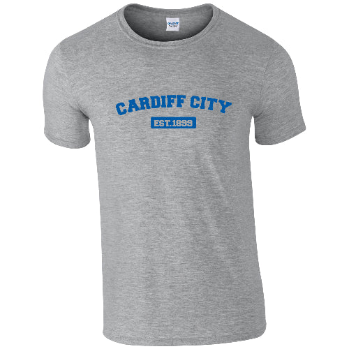 Cardiff City FC Varsity Established T-Shirt