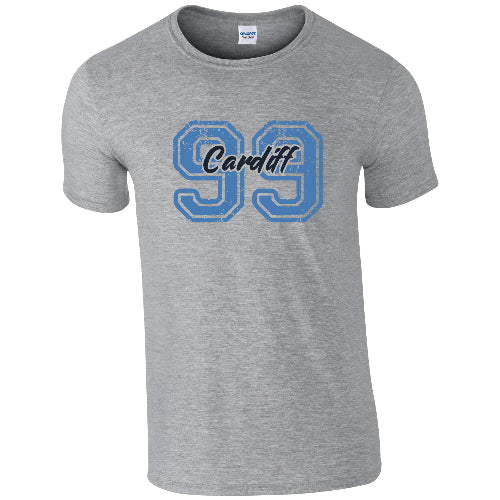 Cardiff City FC Varsity Number T-Shirt