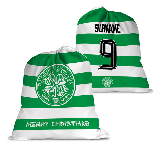 Celtic FC Back of Shirt Santa Sack