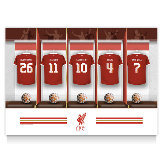 Liverpool FC Dressing Room Poster