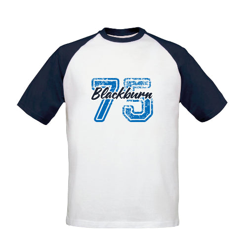 Blackburn Rovers FC Varsity Number Baseball T-Shirt