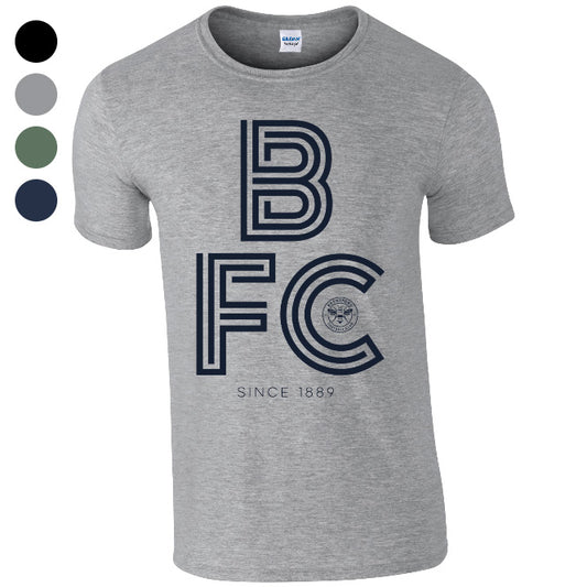 Brentford FC Stripe T-Shirt