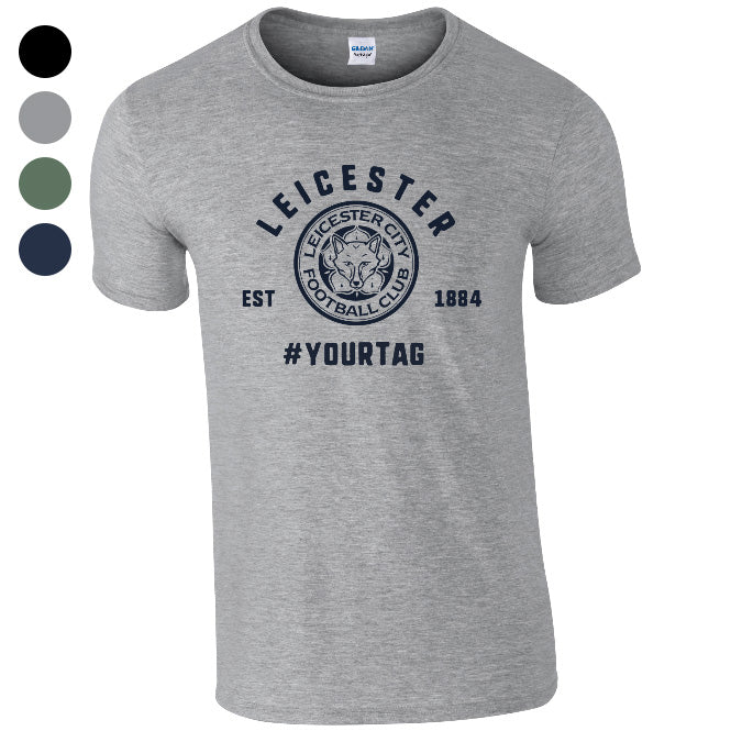 Leicester City FC Vintage Hashtag T-Shirt