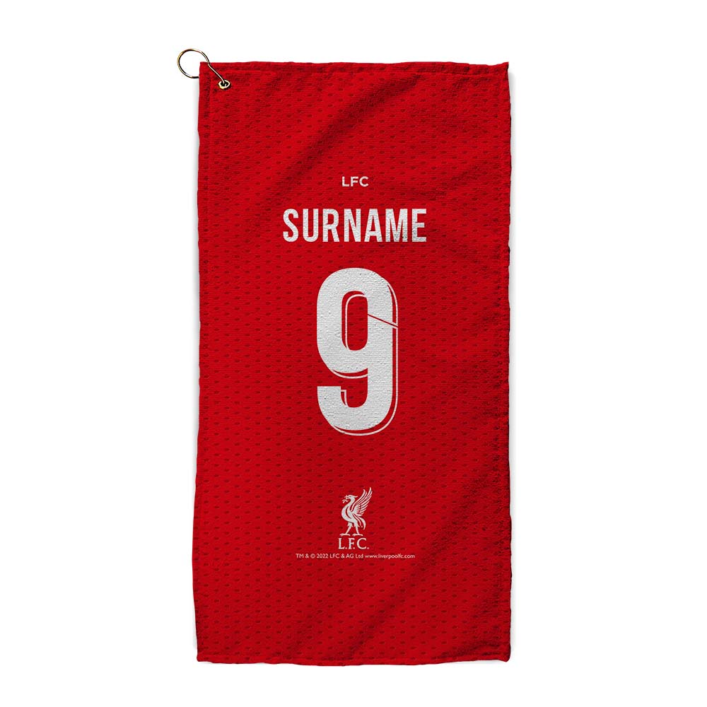  Liverpool Back of Shirt Golf Towel