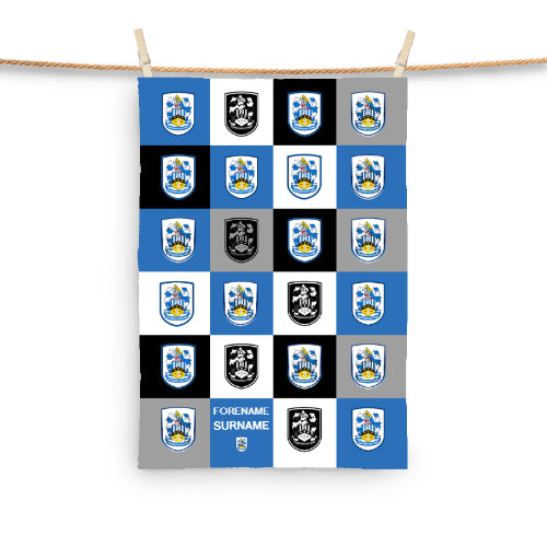 Huddersfield Town Chequered Tea Towel