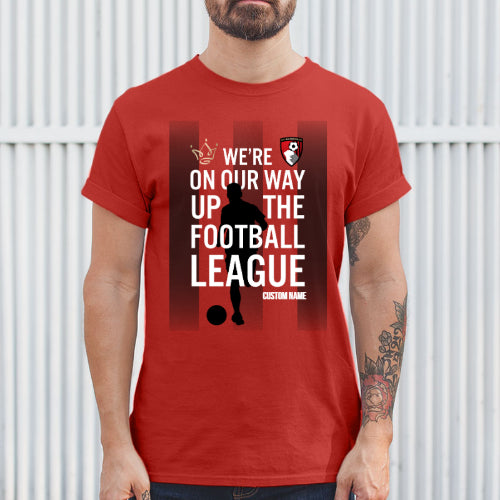 Bournemouth Up The Football League Men's T-Shirt - Red