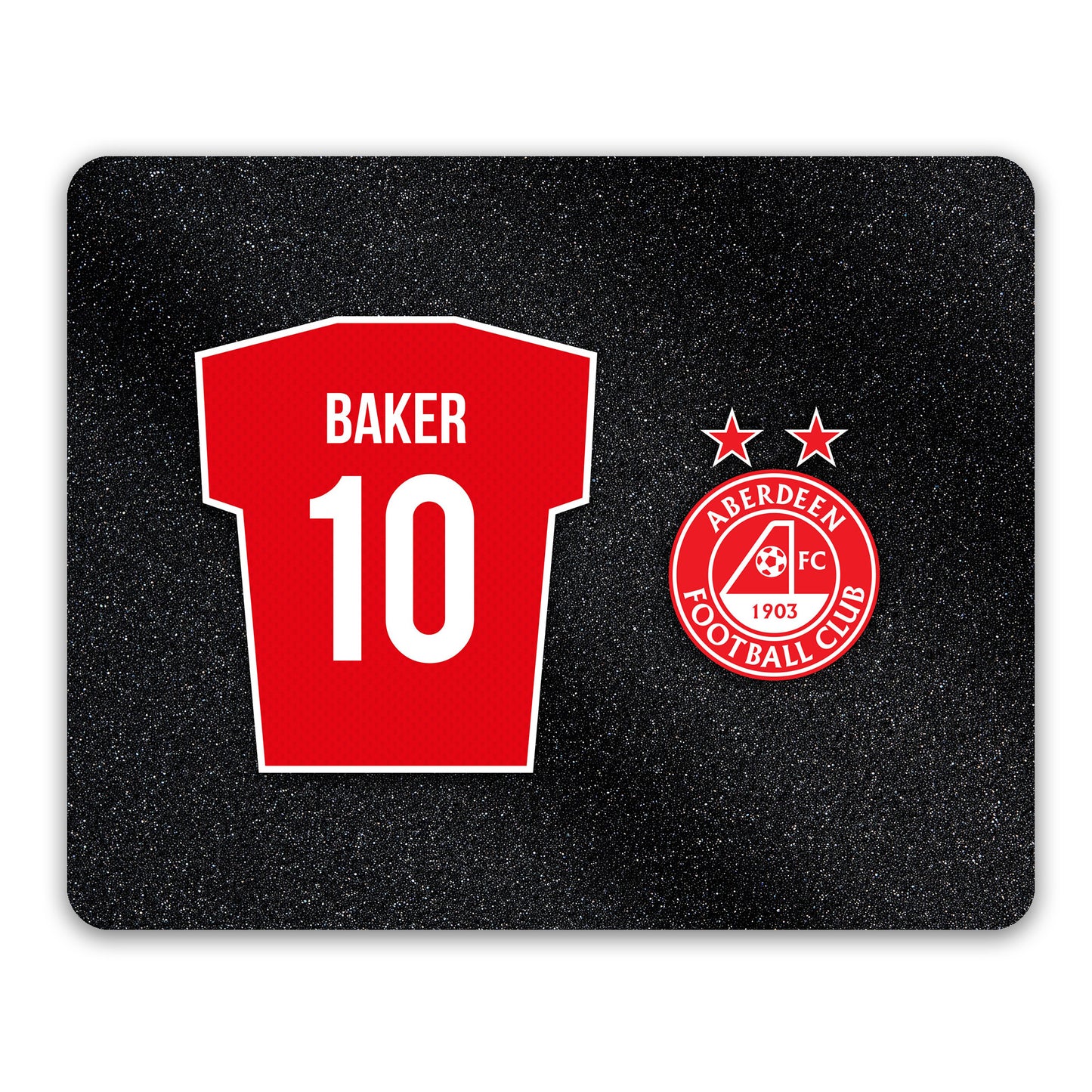 Aberdeen FC Back of Shirt Mouse Mat