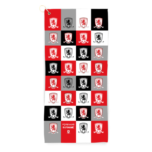 Middlesbrough FC Chequered Golf Towel