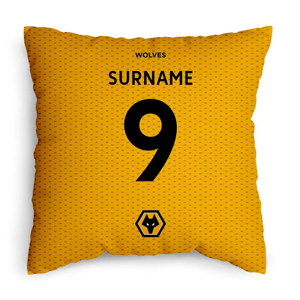 Wolverhampton Wanderers Back of Shirt 18" Cushion