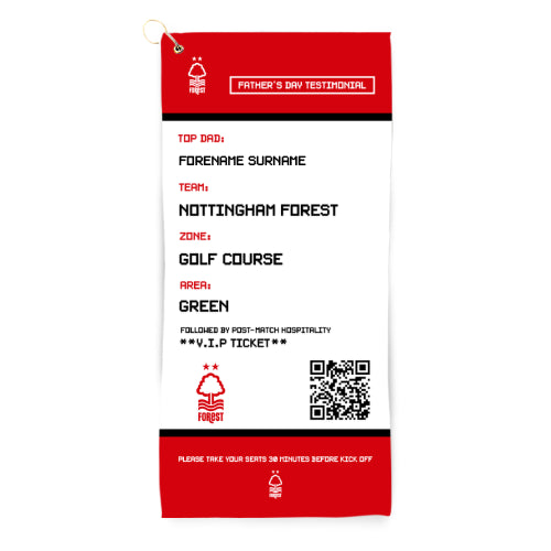 Nottingham Forest FC FD Ticket Golf Towel