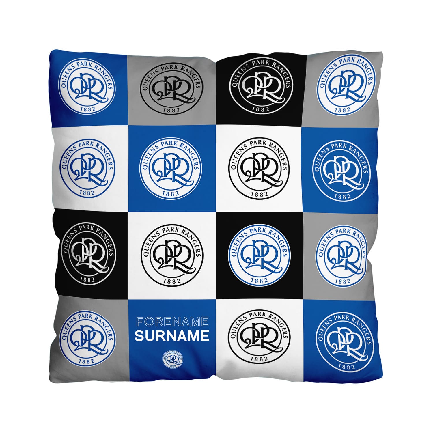 Queens Park Rangers FC Chequered 18" Cushion