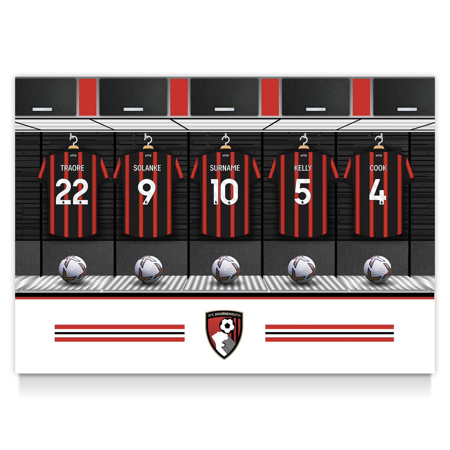 AFC Bournemouth Dressing Room Poster