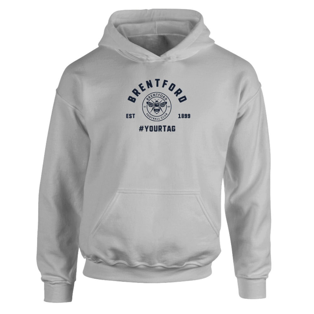 Brentford FC Vintage Hashtag Hoodie