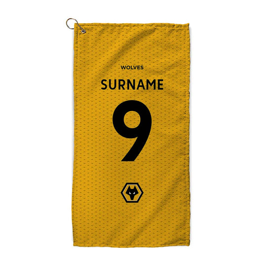 Wolverhampton Wanderers Back of Shirt Golf Towel