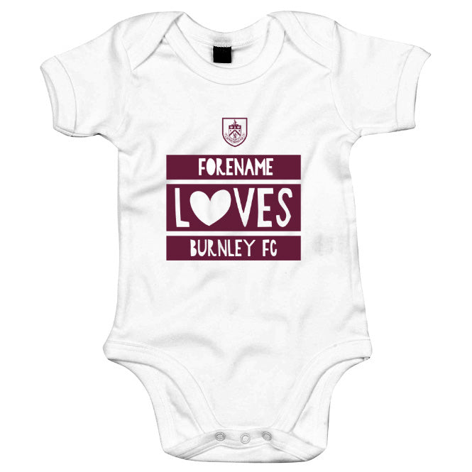 Burnley FC Loves Baby Bodysuit