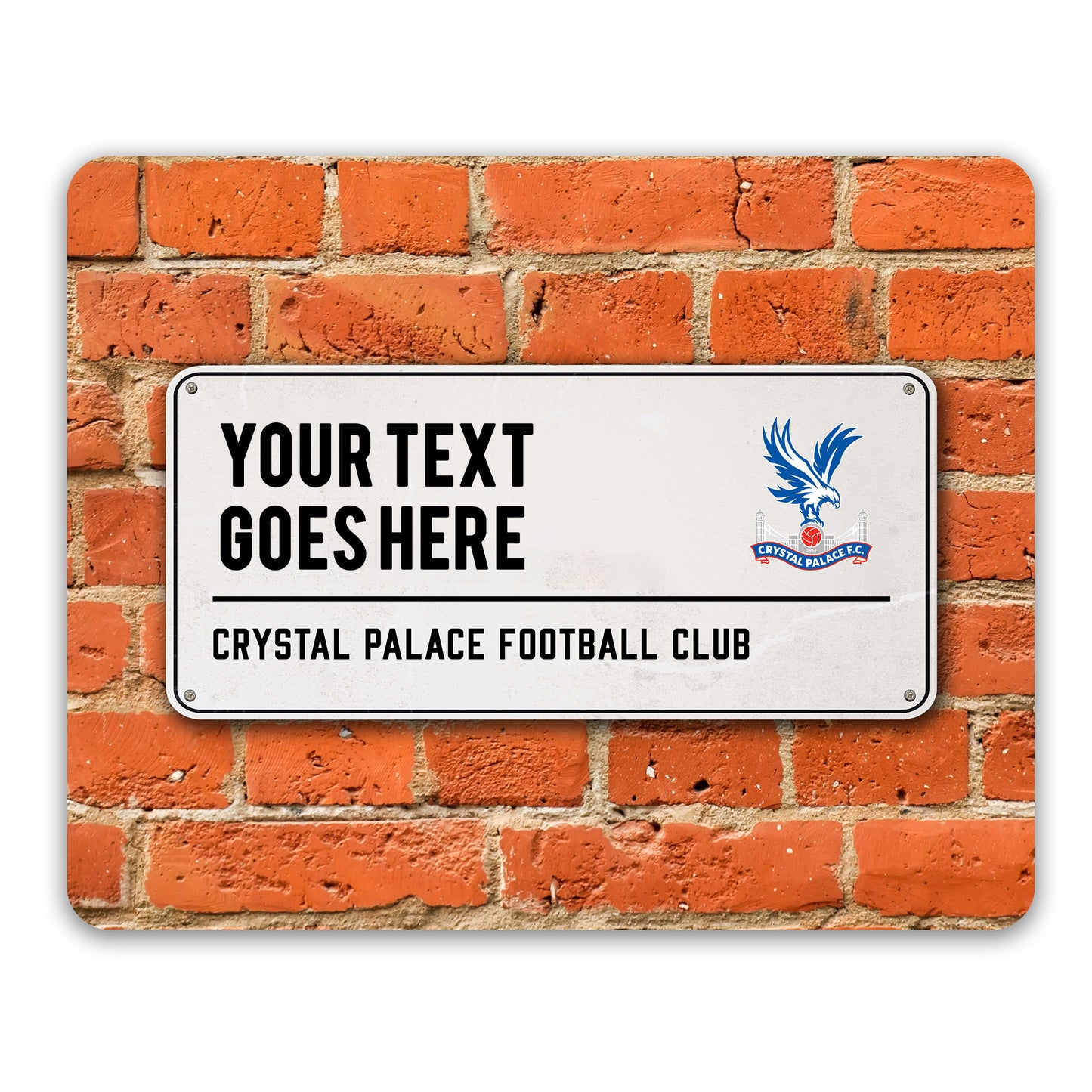 Crystal Palace FC Street Sign Mouse Mat