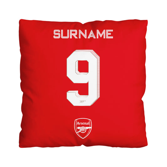 Arsenal FC Back of Shirt 18 Inch Cushion