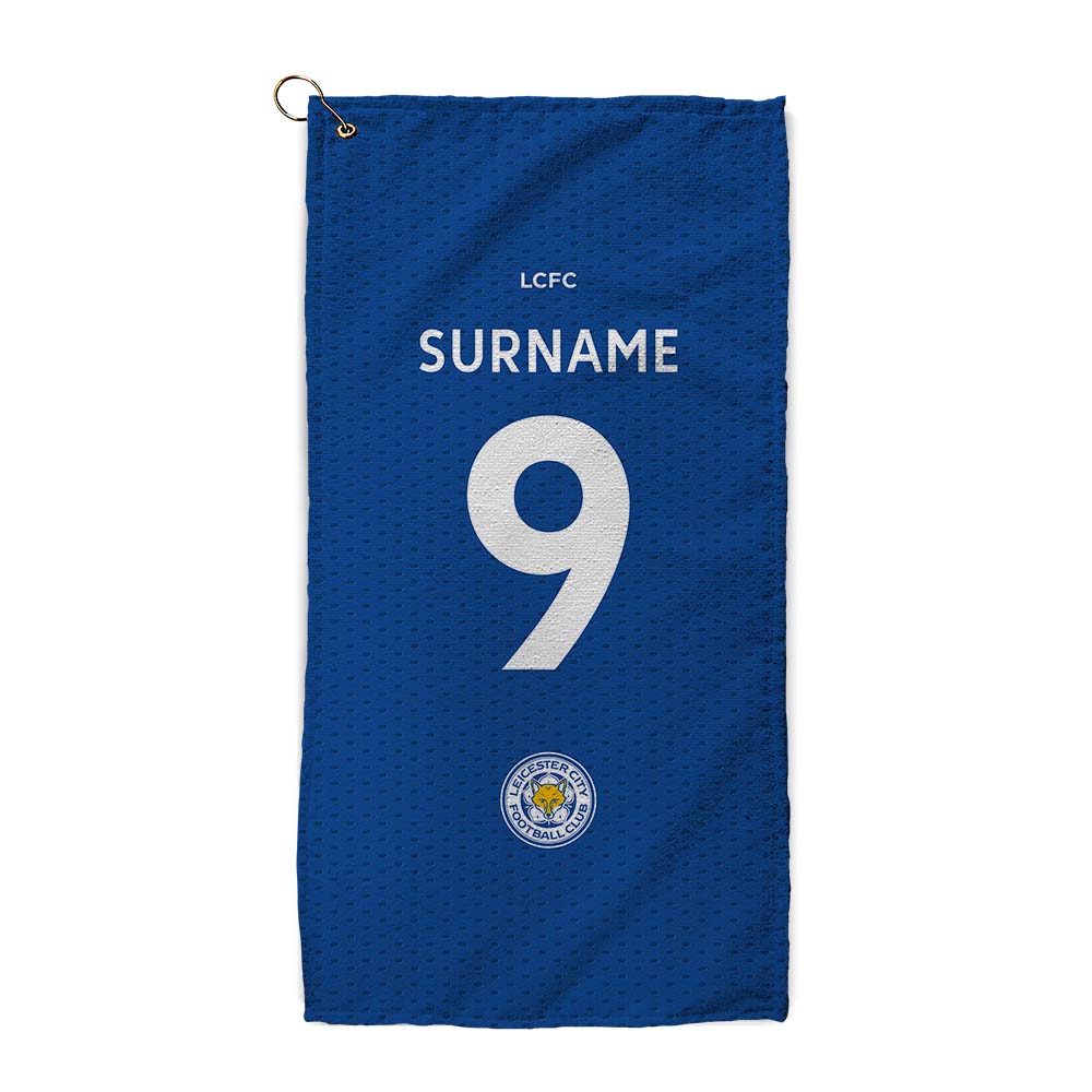 Leicester City Back of Shirt Golf Towel