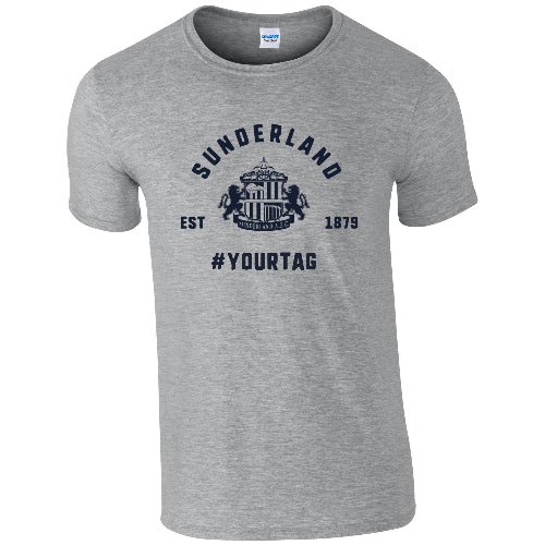 Sunderland AFC Vintage Hashtag T-Shirt