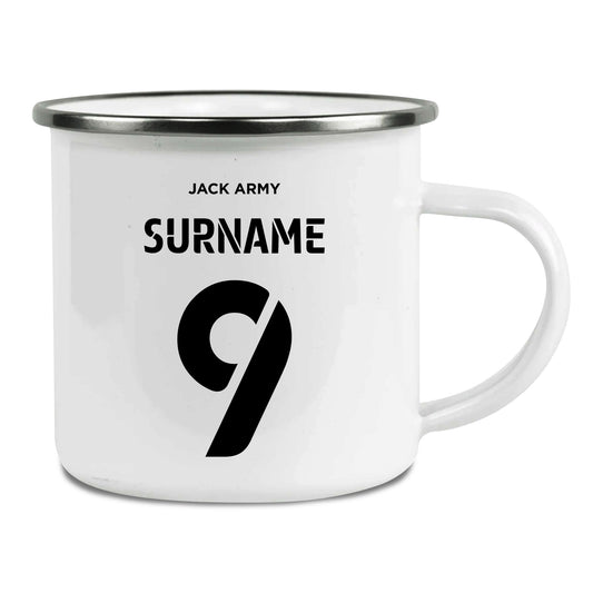 Swansea City AFC Back of Shirt Enamel Camping Mug