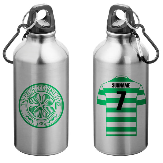 Celtic FC Aluminium Sport Bottle with Carabiner