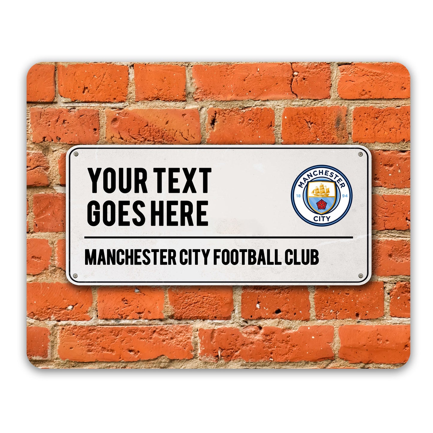 Manchester City FC Street Sign Mouse Mat