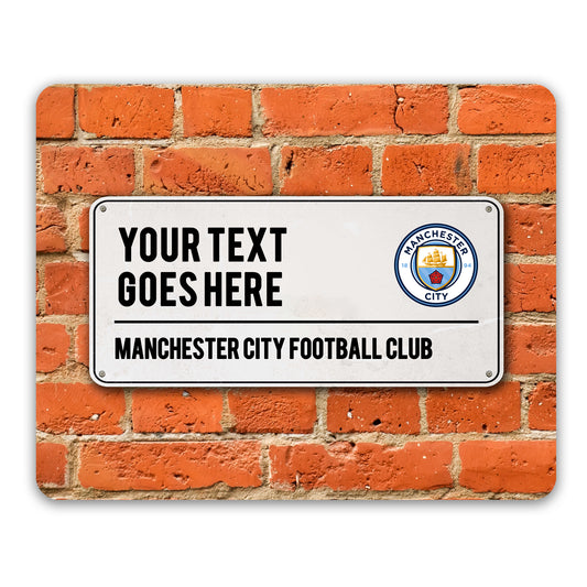 Manchester City FC Street Sign Mouse Mat