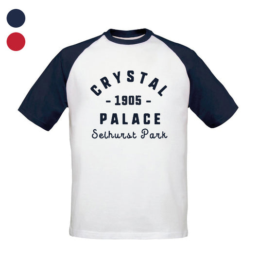 Crystal Palace FC Stadium Vintage Baseball T-Shirt