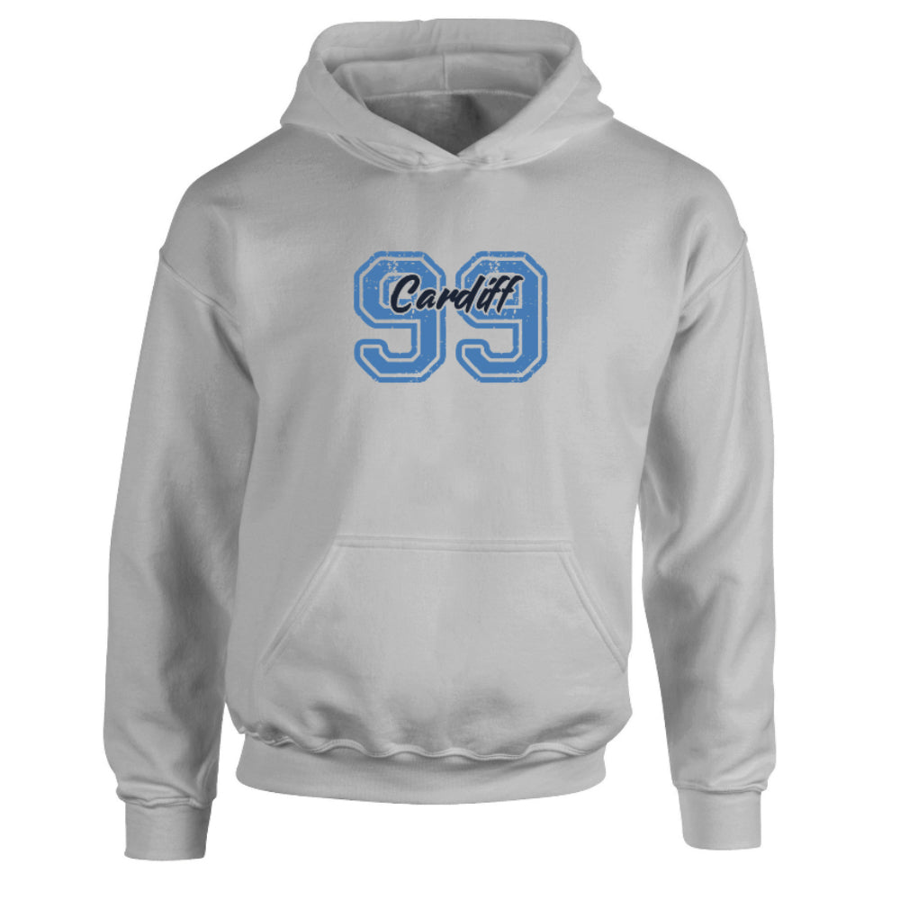 Cardiff City FC Varsity Number Hoodie