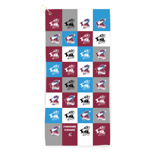 Scunthorpe United Chequered Golf Towel