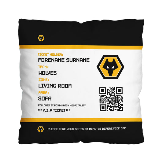 Wolves Ticket 18" Cushion