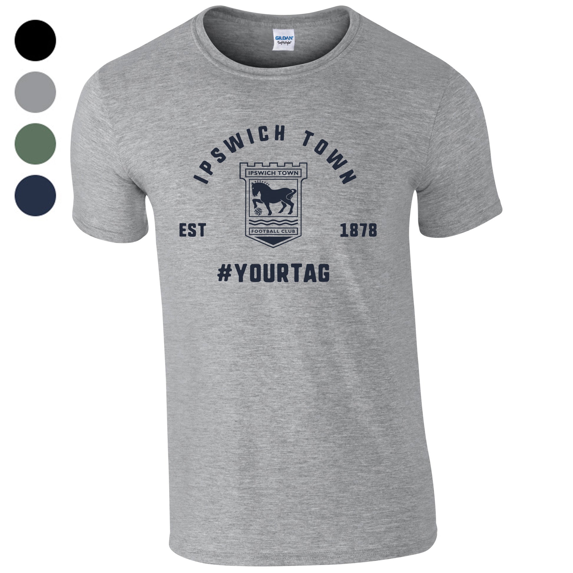 Ipswich Town FC Vintage Hashtag T-Shirt