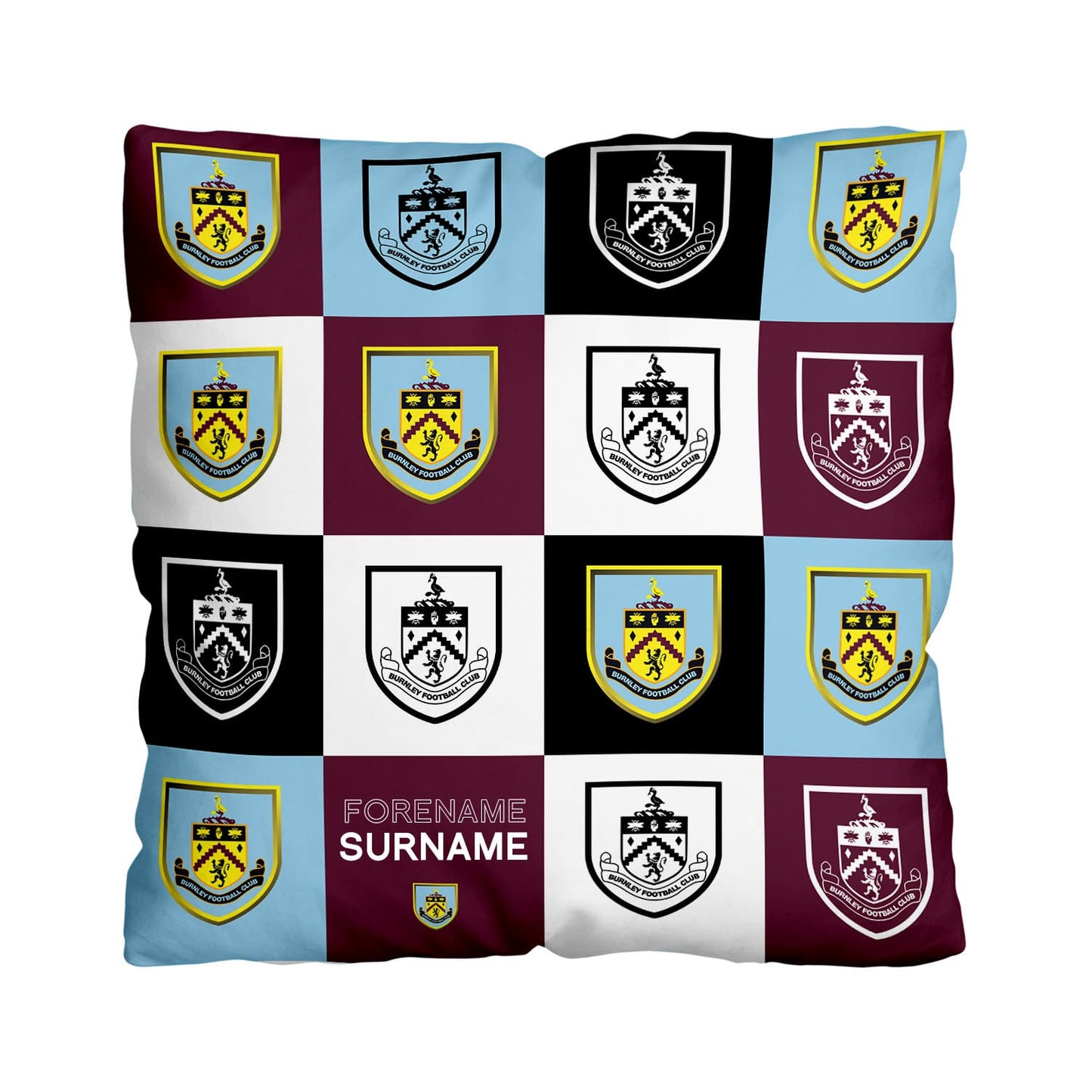 Burnley FC Chequered 18" Cushion