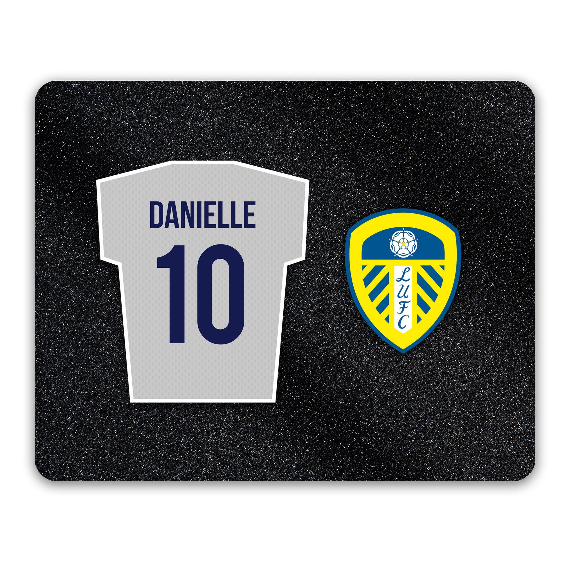 Leeds United FC Back of Shirt Mouse Mat