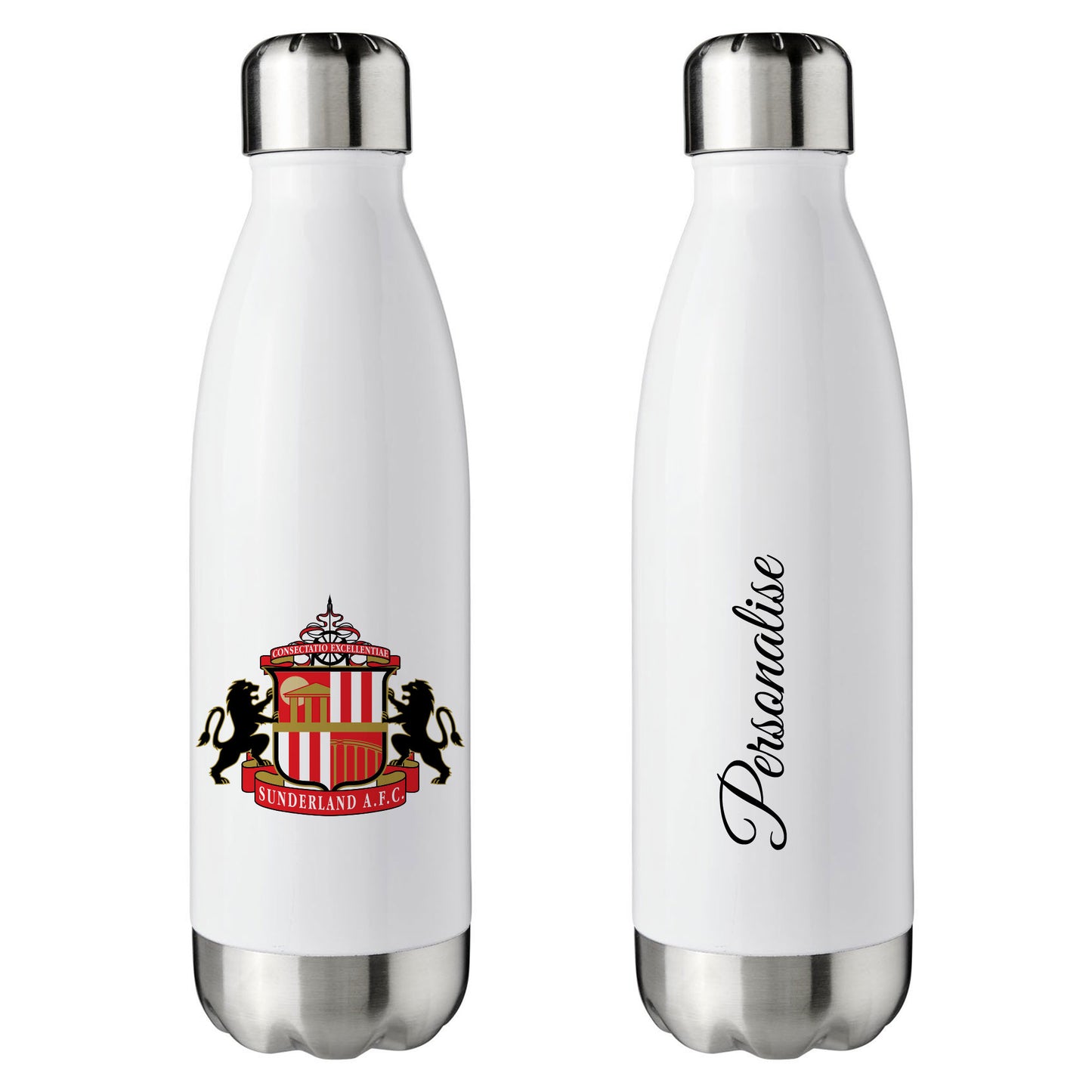 Sunderland White Insulated Water Bottle