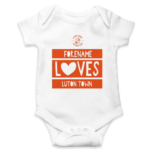 Luton Town FC Loves Baby Bodysuit